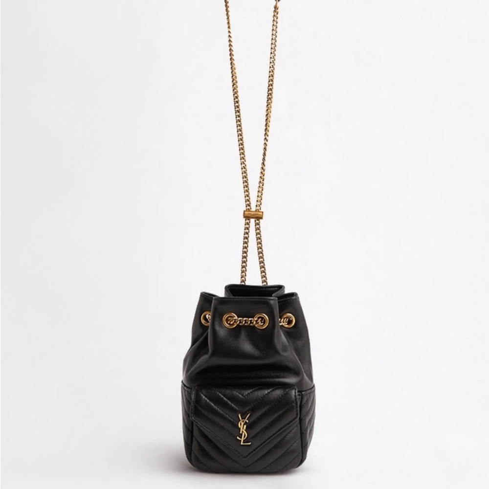 Saint Laurent Black Quilted Crossbody Bag - Picture 4 of 16